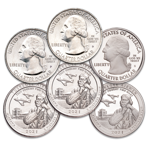 2021 PDS Tuskegee Airmen National Historic Site Quarter Set Main Image